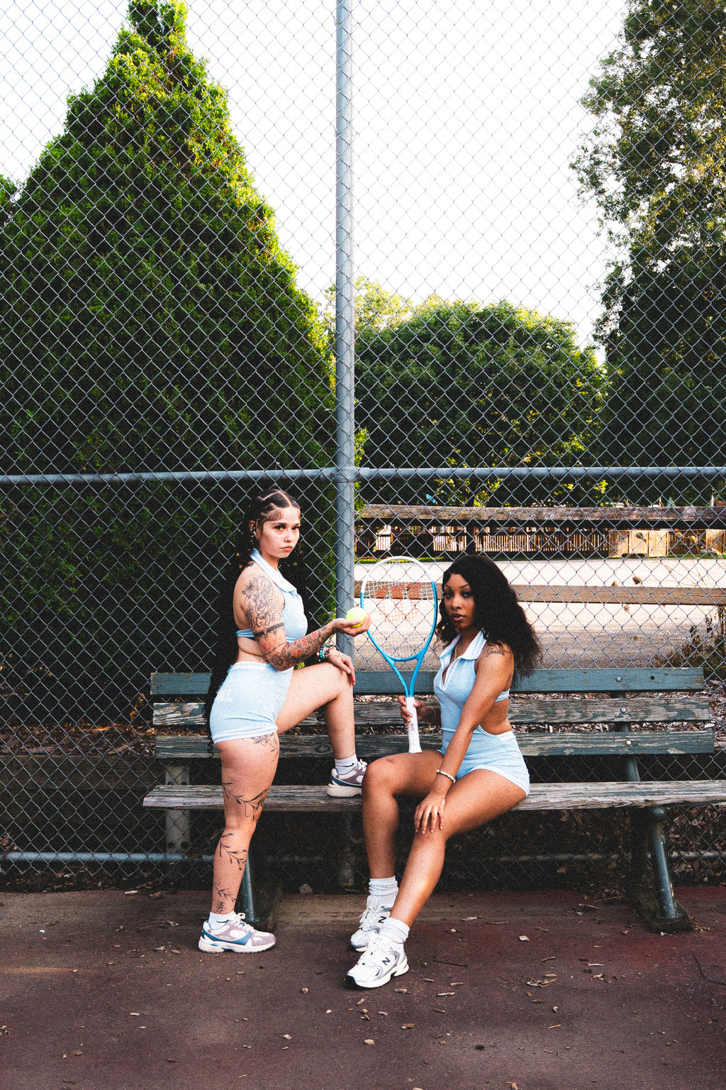 Blue Varsity Romper