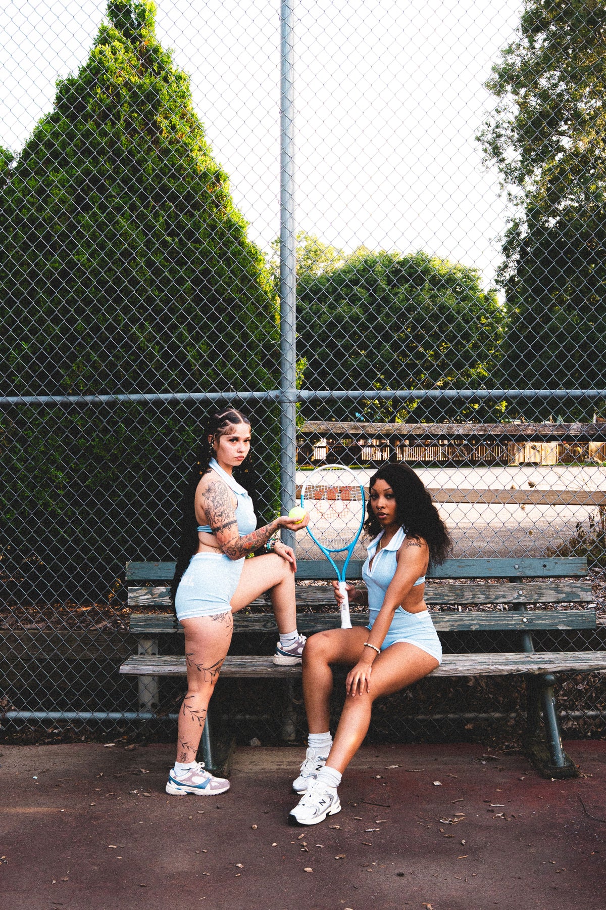 Blue Varsity Romper