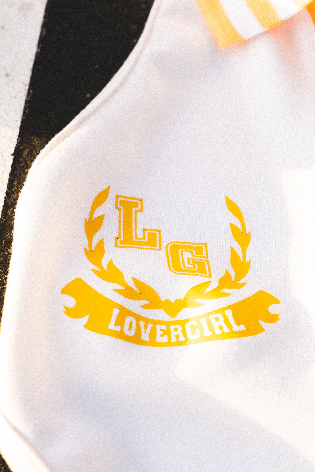 Yellow Varsity Romper
