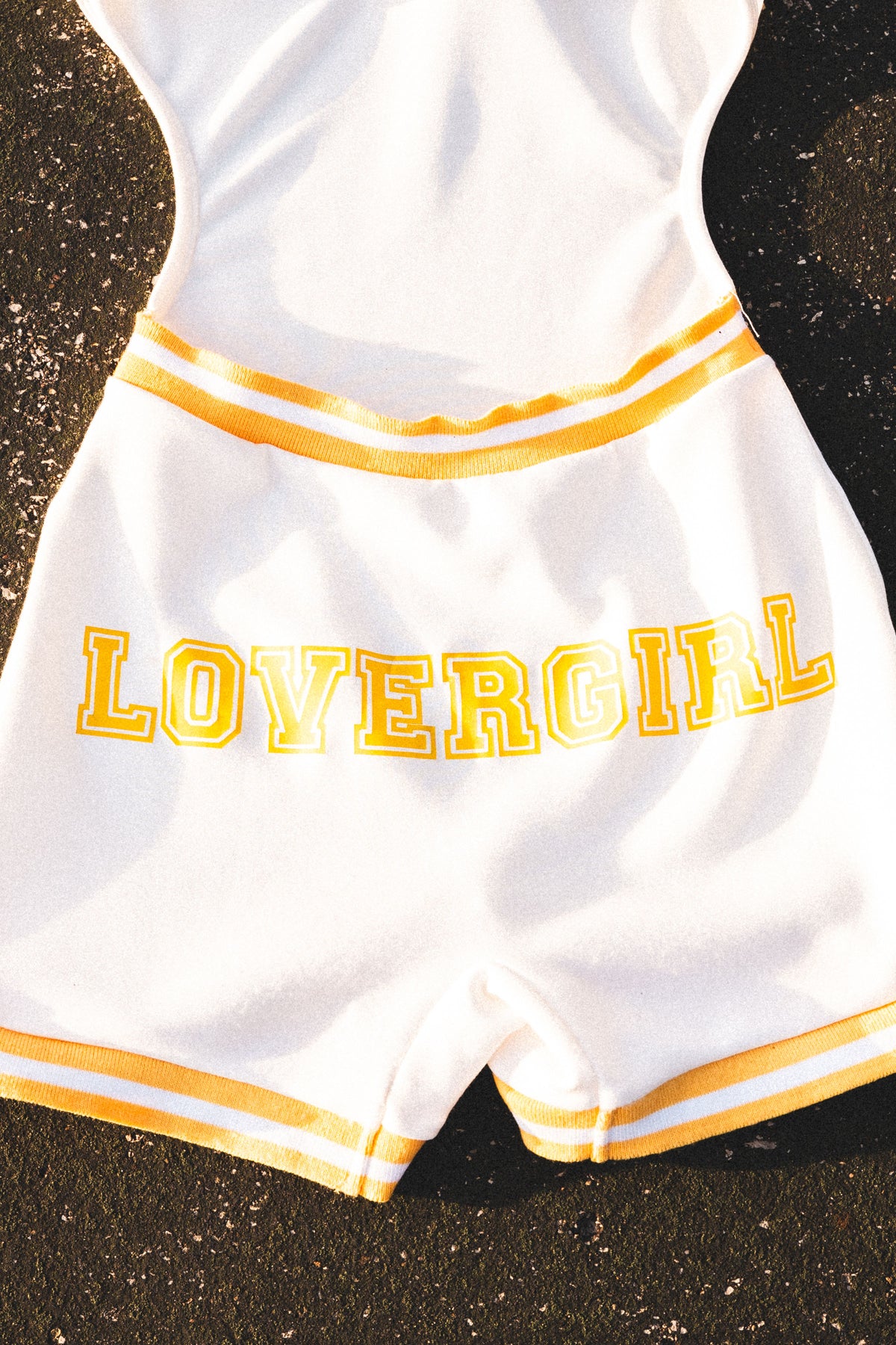 Yellow Varsity Romper
